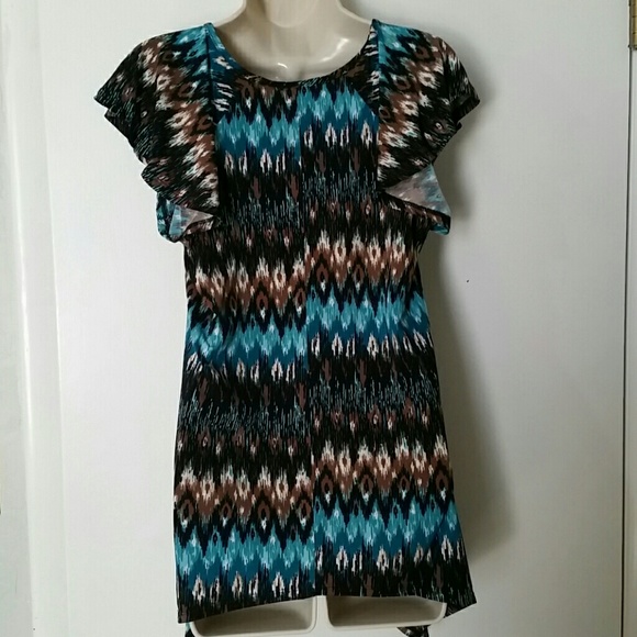 Cato Flutter Short Sleeve Top - Picture 3 of 8